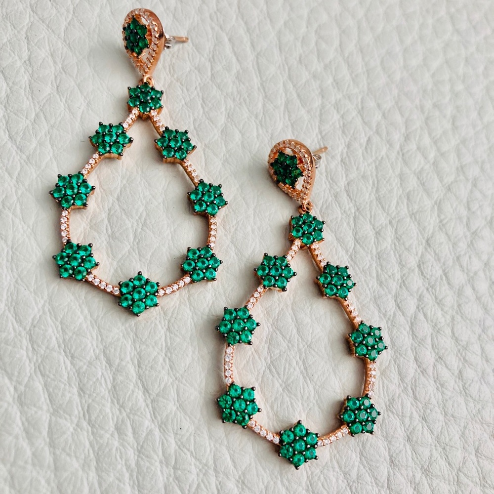 Carefully Crafted Multi-Stone Custom Earrings - image 2